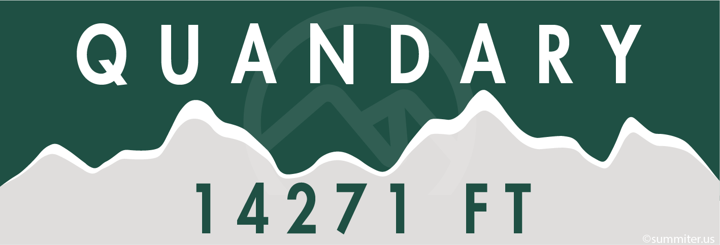 Quandray Peak sustainable mountain flag by Summiter