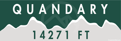 Quandray Peak sustainable mountain flag by Summiter