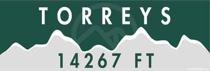 Torreys Peak weather proof peak top mountain flag