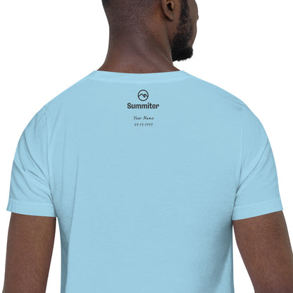 Custom Mountain Peak Summit Benchmark T-Shirt