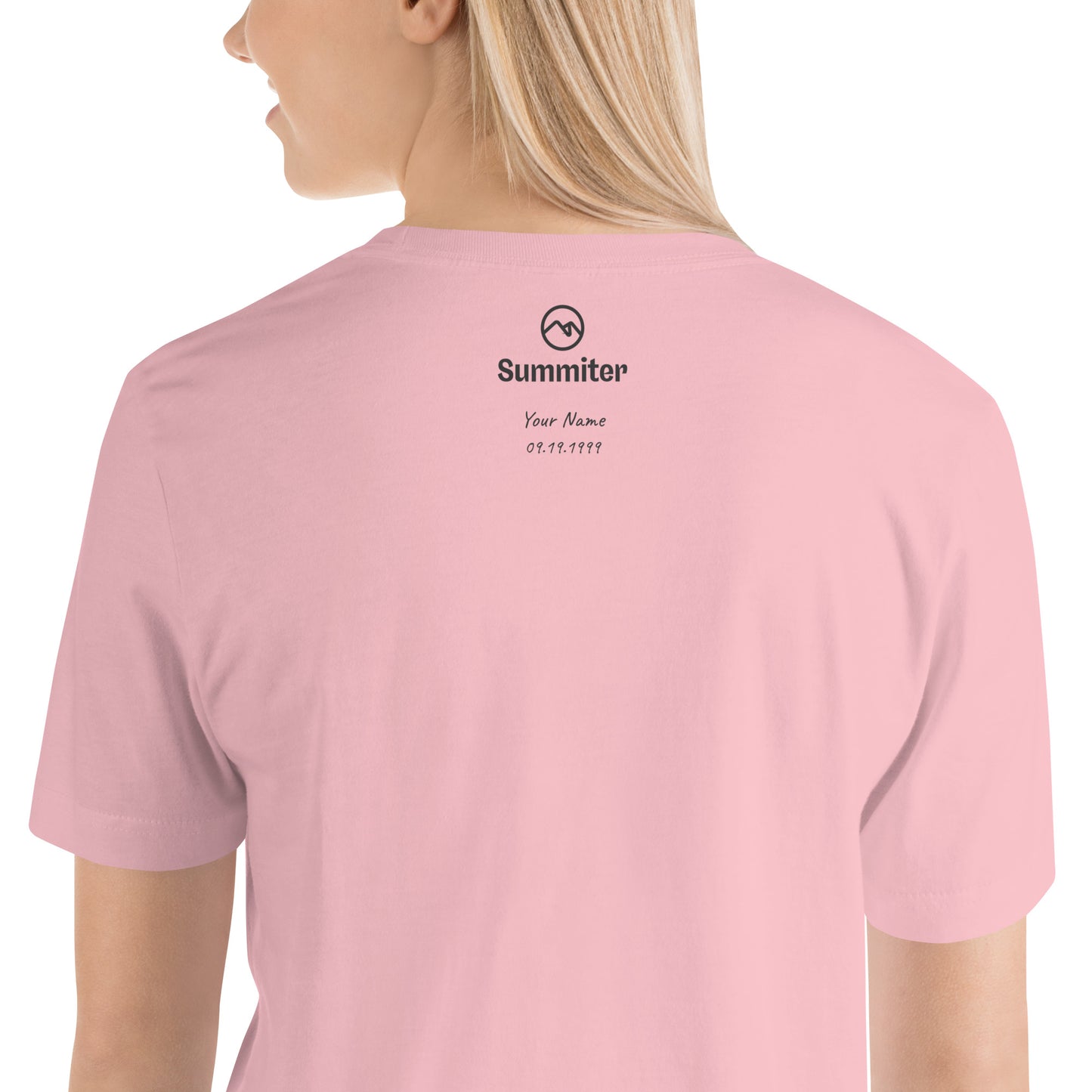 Custom Mountain Peak Summit Benchmark T-Shirt