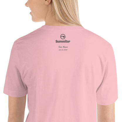 Custom Mountain Peak Summit Benchmark T-Shirt