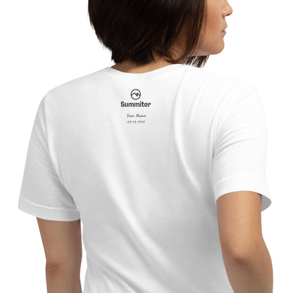 Custom Mountain Peak Summit Benchmark T-Shirt