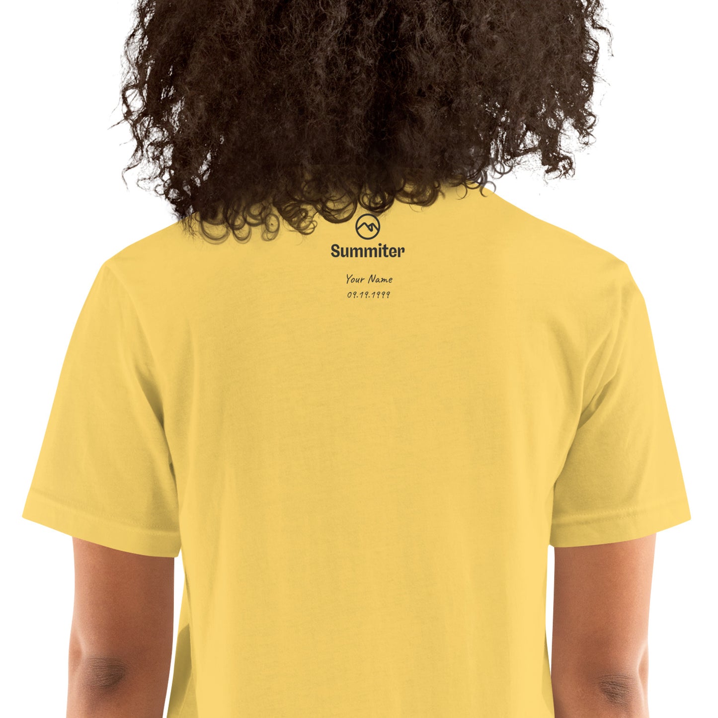 Custom Mountain Peak Summit Benchmark T-Shirt